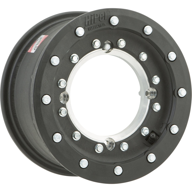 HIPER TECH 3 10x5 4/156 3+2 Single Beadlock 1050-YPF-SBL-BK