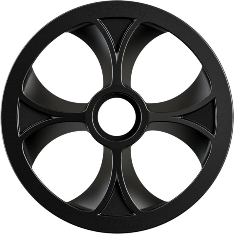 SLYDOG VORTEX BOGIE WHEEL 10" BLACK ALPHA WHEEL A/C BOG100UNVSOLBLK