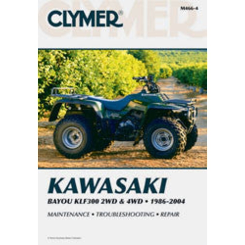 CLYMER REPAIR MANUAL KAW KLF300 CM466-4