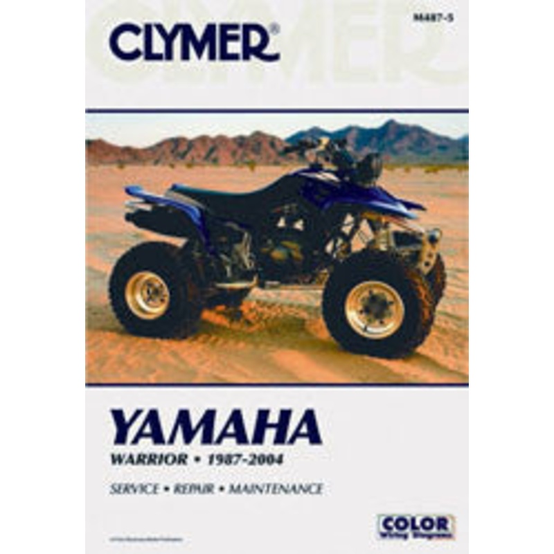 CLYMER REPAIR MANUAL YAM YFM350 WARRIOR CM487-5