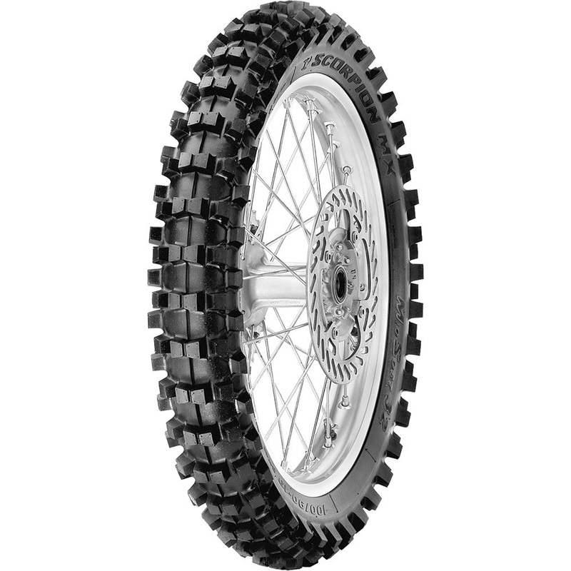 PIRELLI TIRE MX32 MID SOFT REAR 80/100-12 50M BIAS TT 1664500