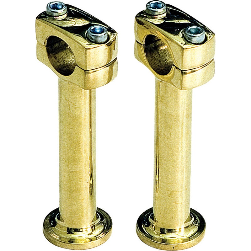 PAUGHCO POST STYLE RISERS BRASS 5" 354BR