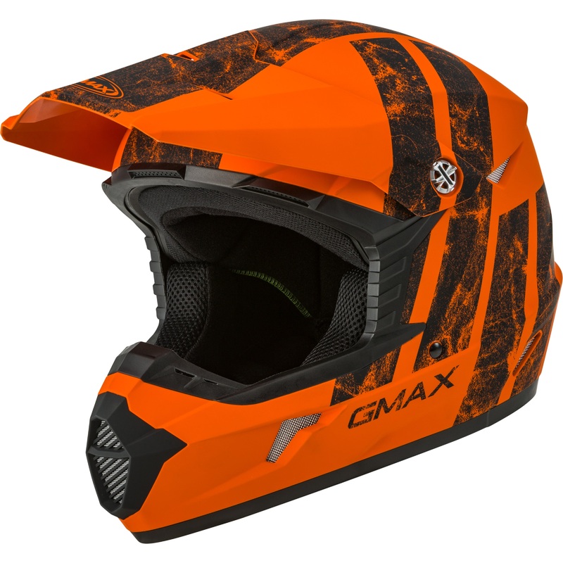 GMAX YOUTH MX-46Y OFF-ROAD DOMINANT HELMET MATTE ORANGE/BLACK YS G3464130