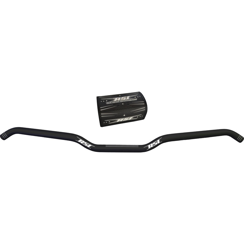 RSI HUSTLER 7/8" HANDLEBAR 1" RISE BLACK T6-10R-1