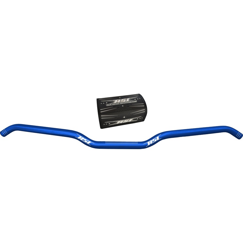 RSI HUSTLER 7/8" HANDLEBAR 1" RISE DARK BLUE T6-10R-DBL