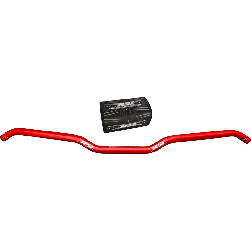 RSI HUSTLER 7/8" HANDLEBAR 1" RISE RACE RED T6-10R-RR