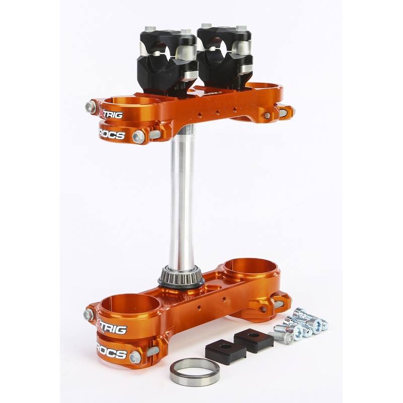 XTRIG ROCS CLAMP SET 14MM ORANGE KTM 501220500601
