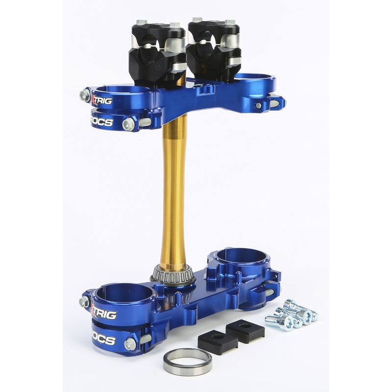 XTRIG ROCS CLAMP SET 22MM YAM BLUE 501330801101