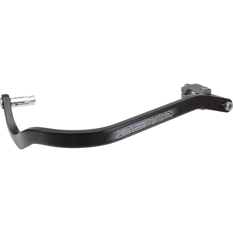 ZETA ARMOR HANDGUARDS BEND BLACK 1-1/8" ZE72-0101