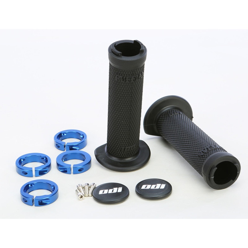 ODI ATV RUFFIAN LOCKON GRIP 130MM BLACK/BLUE J30RFB-U