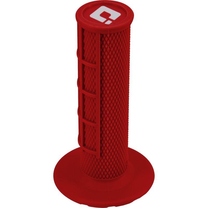 ODI HALF WAFFLE LOCK-ON GRIP RED H36HWR