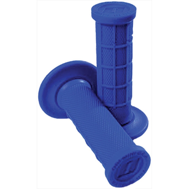 ODI MINI MX HALF WAFFLE GRIPS BLUE H01MMU