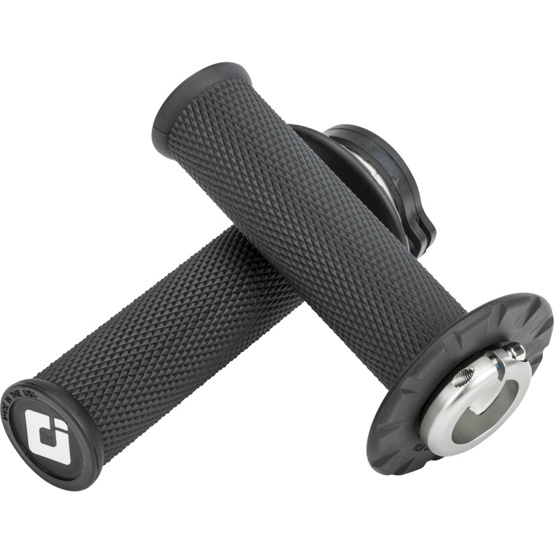 ODI MX V2 LOCK-ON GRIPS NO WAFFLE BLACK H36NWB