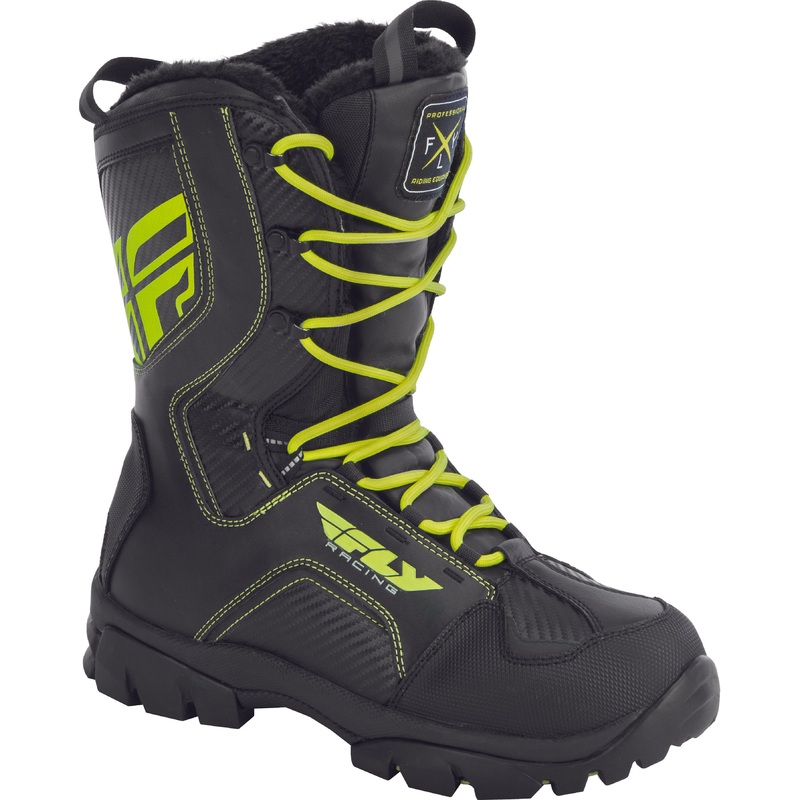 FLY RACING MARKER BOOTS BLACK/HI-VIS SZ 15 361-97815