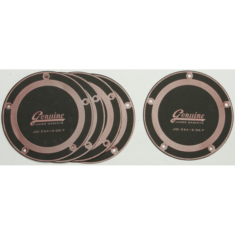 JAMES GASKETS CLUTCH DERBY COVER GASKETS FOAMET W/BEAD 5/PK 25416-06-F