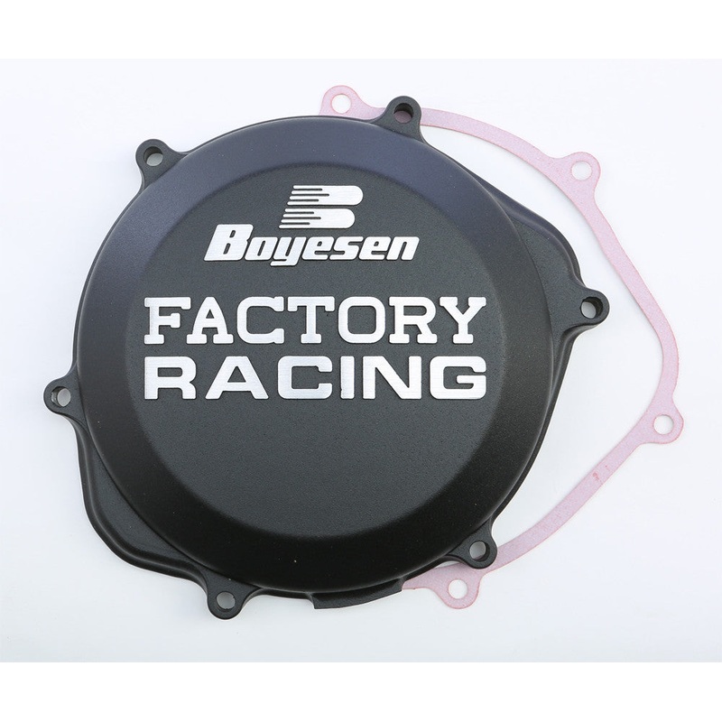 BOYESEN FACTORY RACING CLUTCH COVER BLACK CC-06B