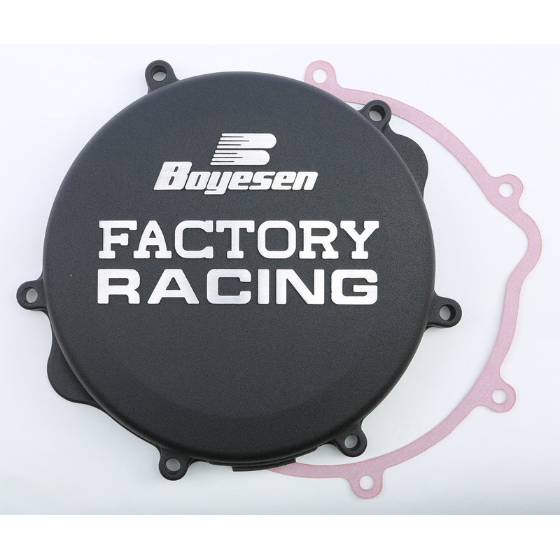 BOYESEN FACTORY RACING CLUTCH COVER BLACK CC-22B
