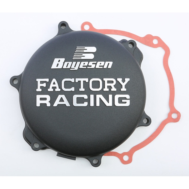 BOYESEN FACTORY RACING CLUTCH COVER BLACK CC-33B