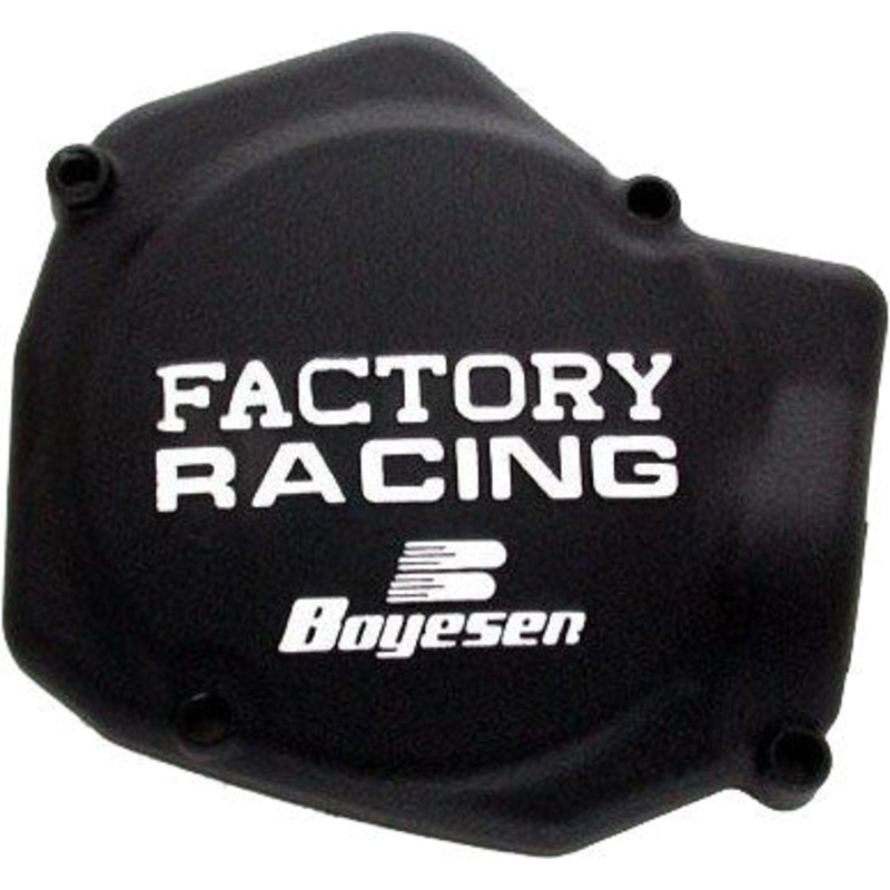 BOYESEN FACTORY RACING IGNITION COVER BLACK SC-01AB