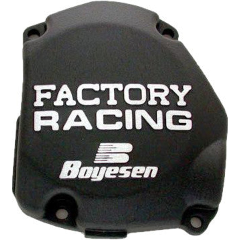 BOYESEN FACTORY RACING IGNITION COVER BLACK SC-21CB