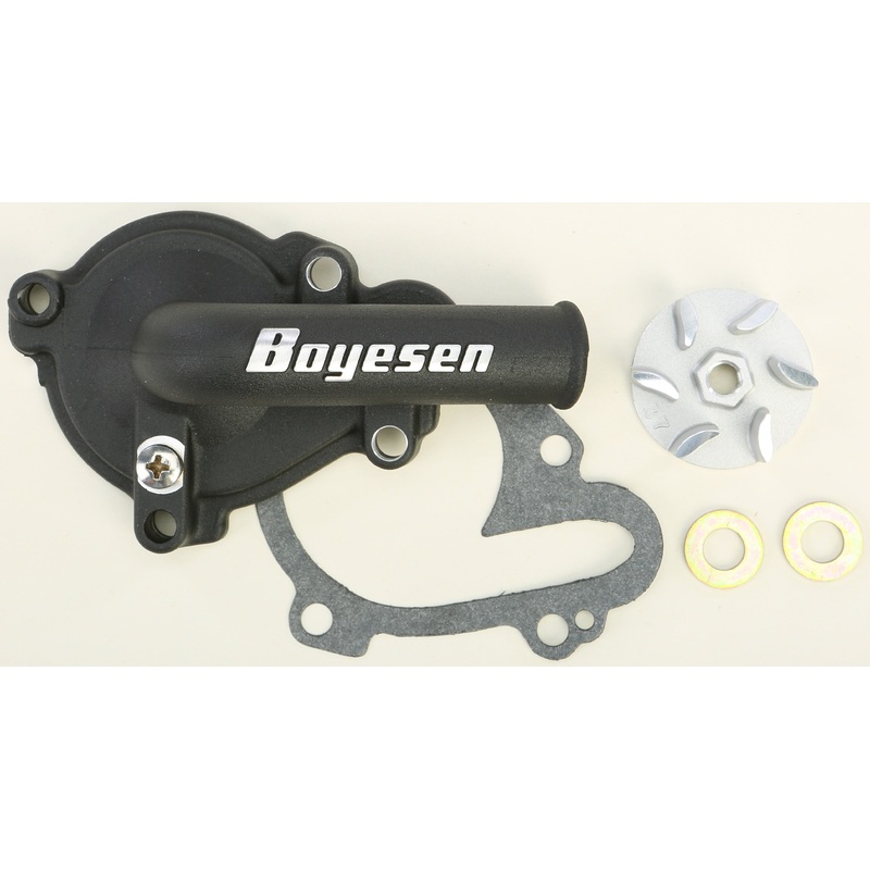 BOYESEN WATERPUMP COVER & IMPELLER KIT BLACK WPK-37B