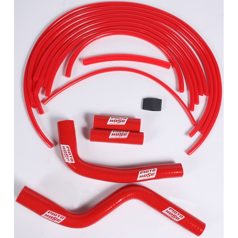 MOTO HOSE SILICONE HOSE KIT (RED) 24-22R