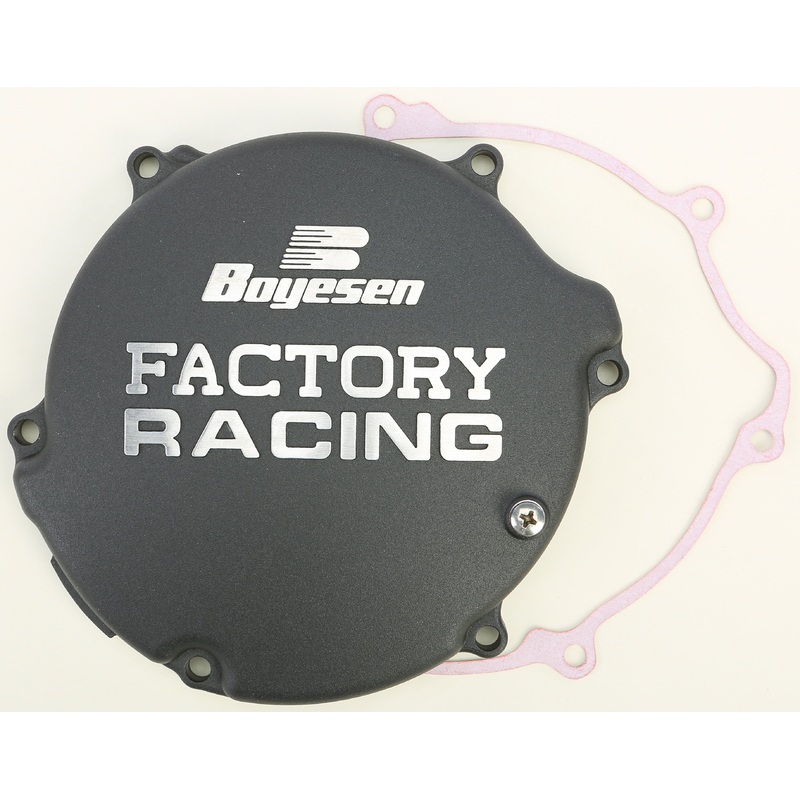 BOYESEN FACTORY RACING CLUTCH COVER BLACK CC-11B