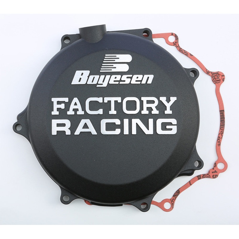 BOYESEN FACTORY RACING CLUTCH COVER BLACK CC-18B