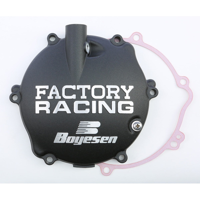 BOYESEN FACTORY RACING CLUTCH COVER BLACK CC-31B