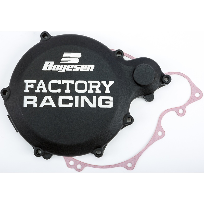 BOYESEN FACTORY RACING CLUTCH COVER BLACK CC-32B