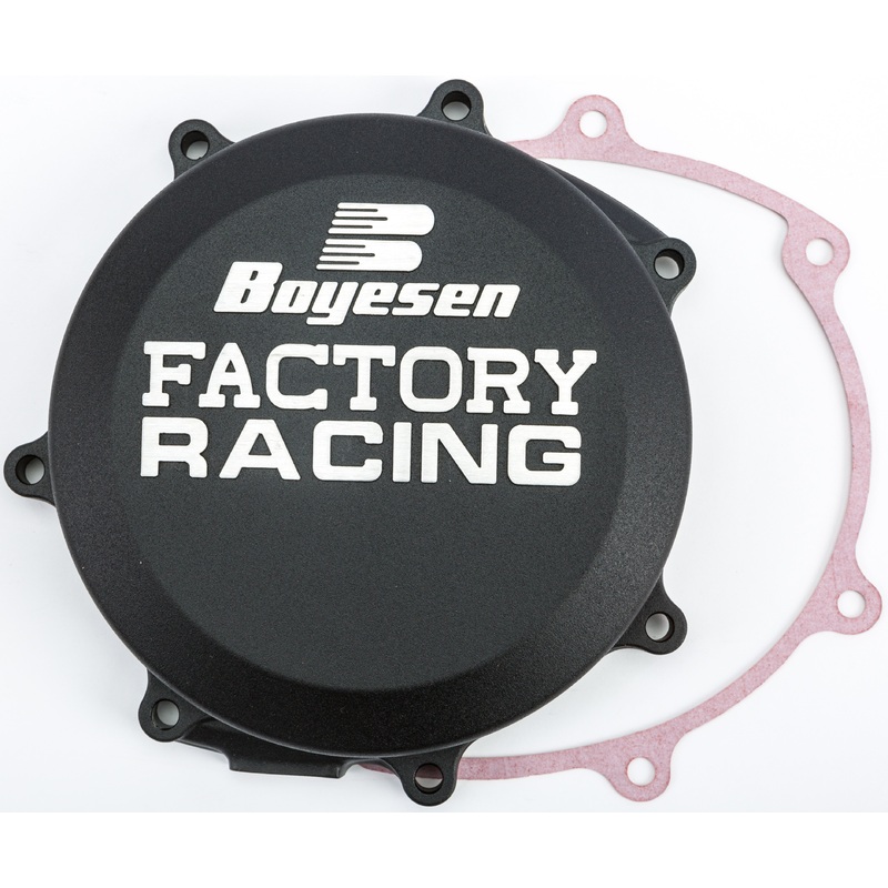BOYESEN FACTORY RACING CLUTCH COVER BLACK CC-37AB