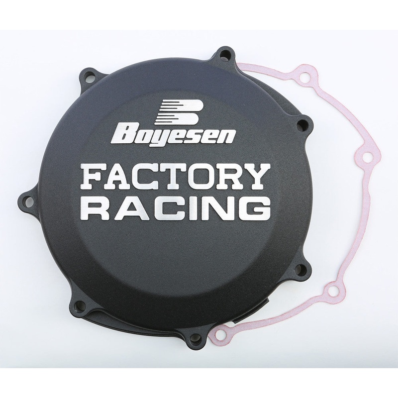 BOYESEN FACTORY RACING CLUTCH COVER BLACK CC-38B