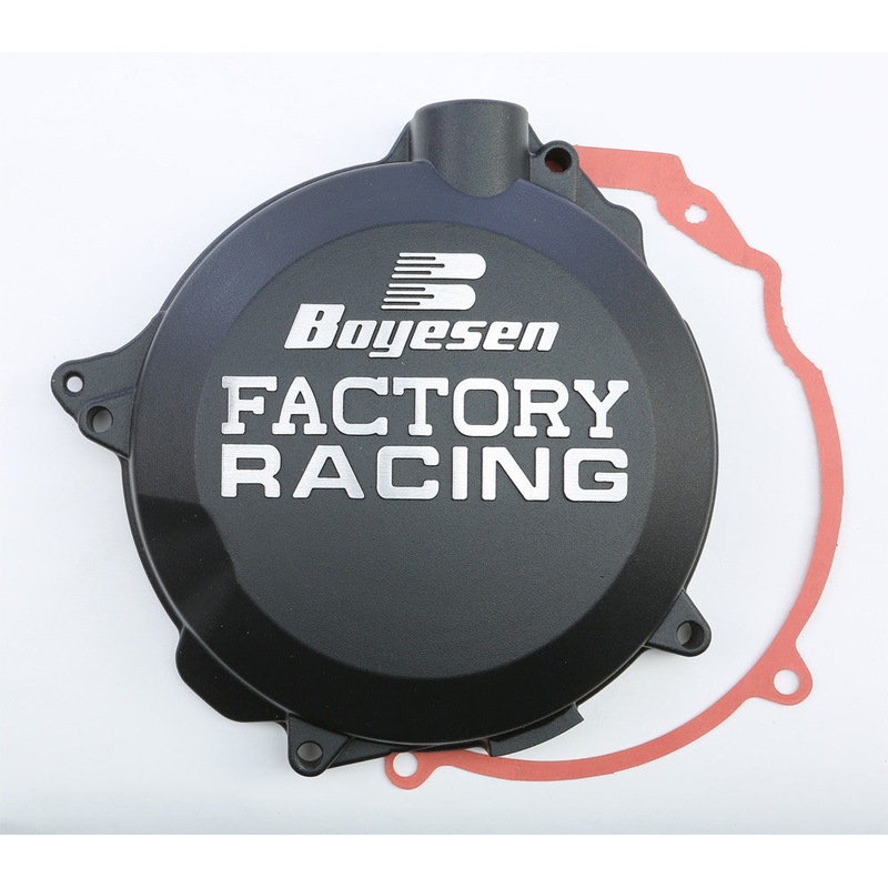 BOYESEN FACTORY RACING CLUTCH COVER BLACK CC-41B