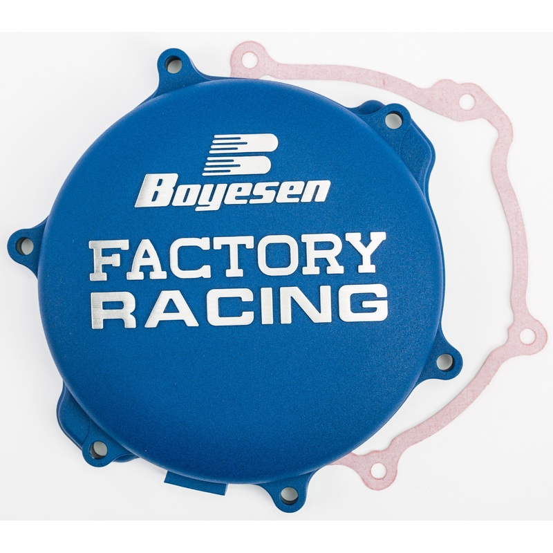 BOYESEN FACTORY RACING CLUTCH COVER BLUE CC-33L