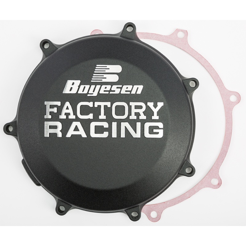BOYESEN FACTORY RACING CLUTCH COVER KAW BLACK CC-18CB