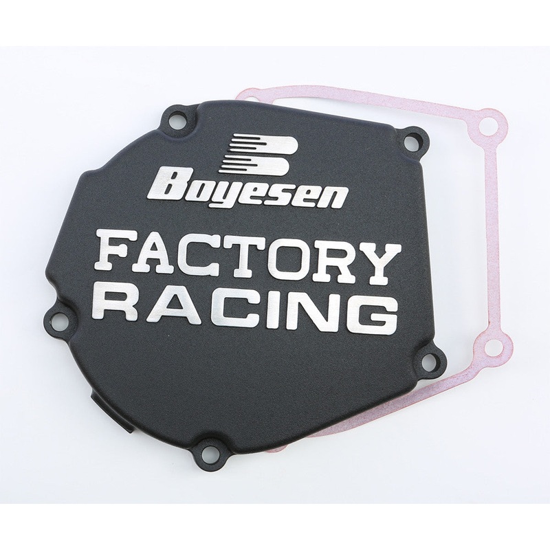 BOYESEN FACTORY RACING IGNITION COVER BLACK SC-12AB