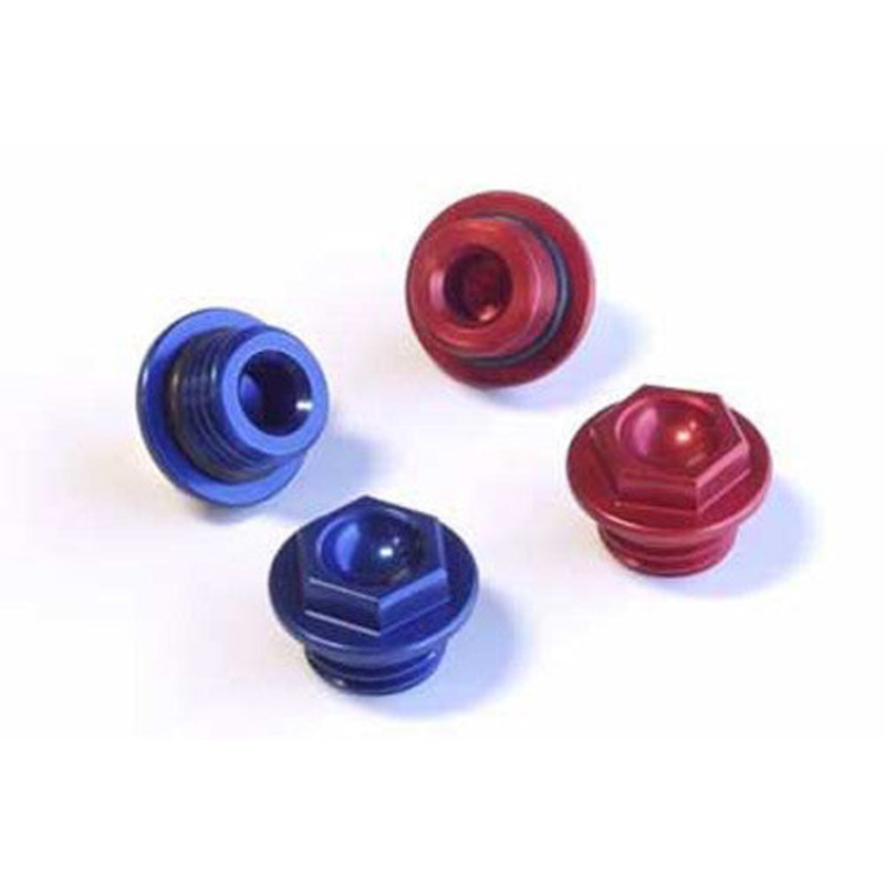 WORKS OIL FILLER PLUG RED 24-190