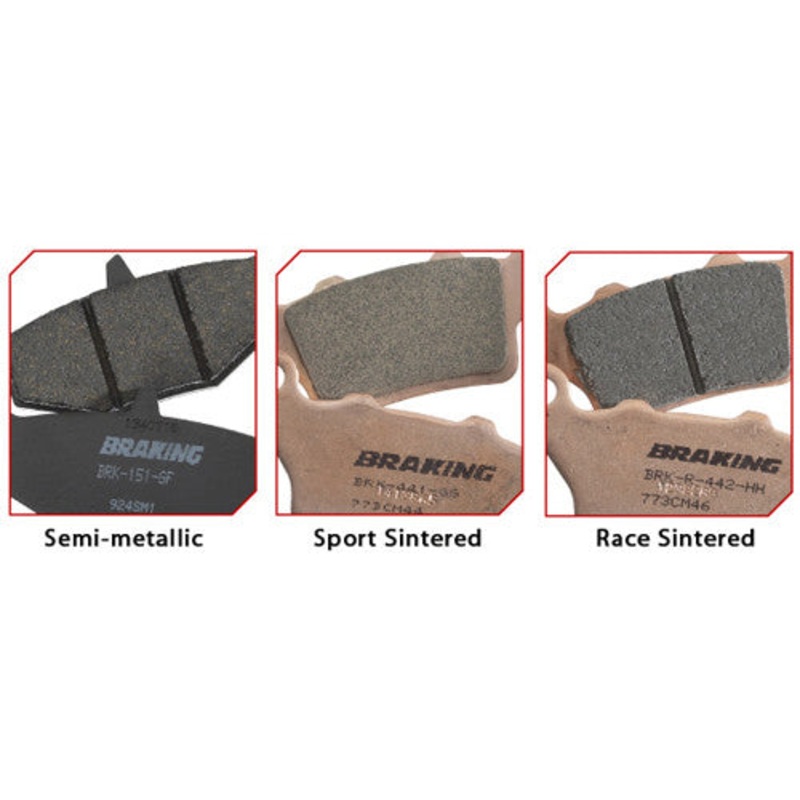 BRAKING BRAKE PAD SET SINTERED HIGH PERFORMANCE 827CM66