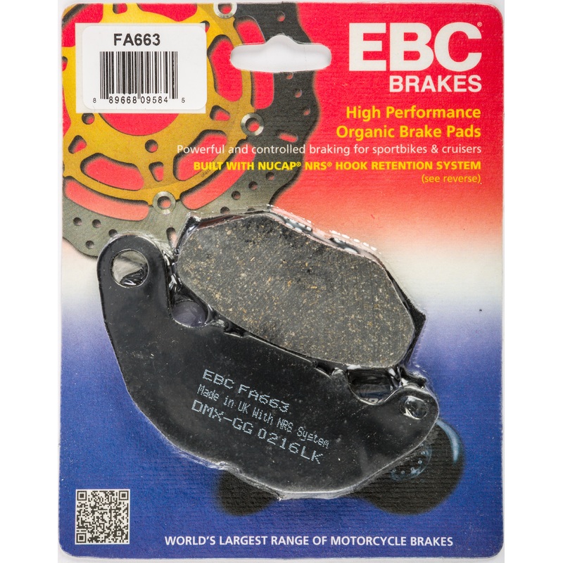 EBC BRAKE PADS FA663