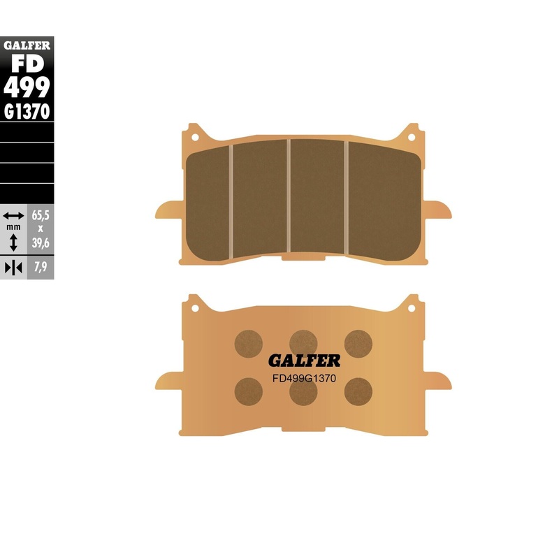 GALFER BRAKE PADS SINTERED FD499G1370 FD499G1370
