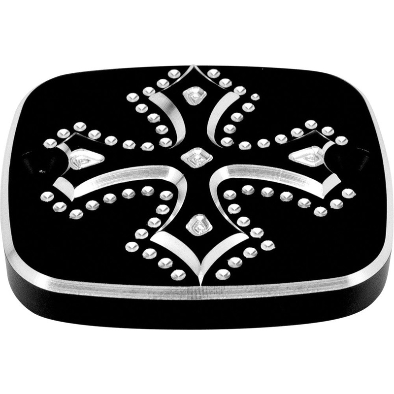 PREC. BILLET UPPER BRAKE CYLINDER COVER DARKSIDE BLACK DRK-110-02UP-BLK