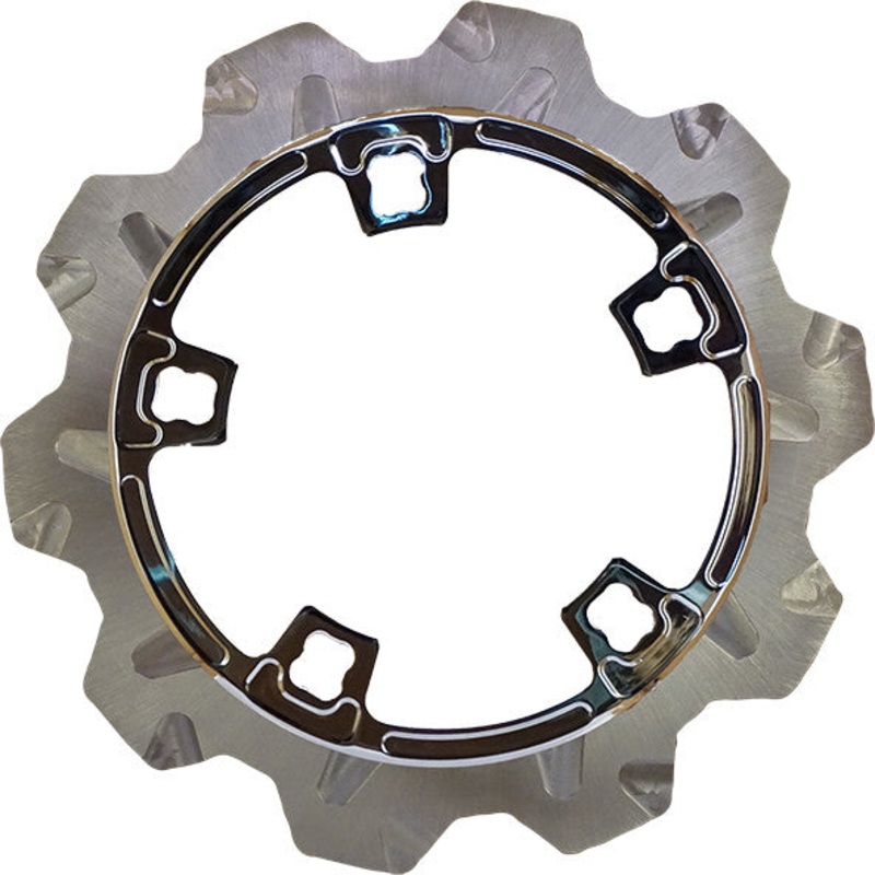 LYNDALL BRAKES HIGH CARBON STEEL PERIMETER ROTOR CHROME 11.8" 537-2315