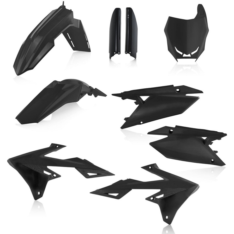 ACERBIS FULL PLASTIC KIT BLACK 2686550001