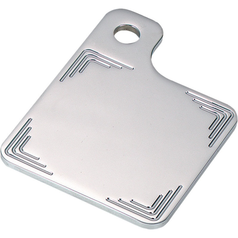 NOVELLO SIDE MOUNT INSPECTION PLATE TRIPLE CURVE MILLED CHROME NIL-INS3