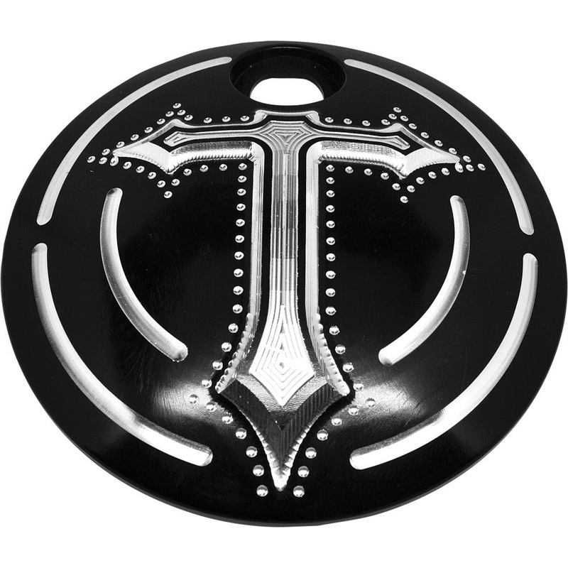 PREC. BILLET FUEL DOOR DARKSIDE BLACK DRK-530-08UP-BLK