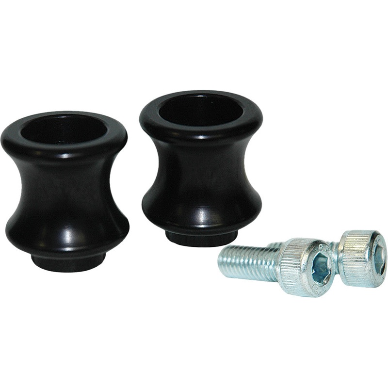 VORTEX SWINGARM SLIDER SPOOLS BLACK 10MM SP411K