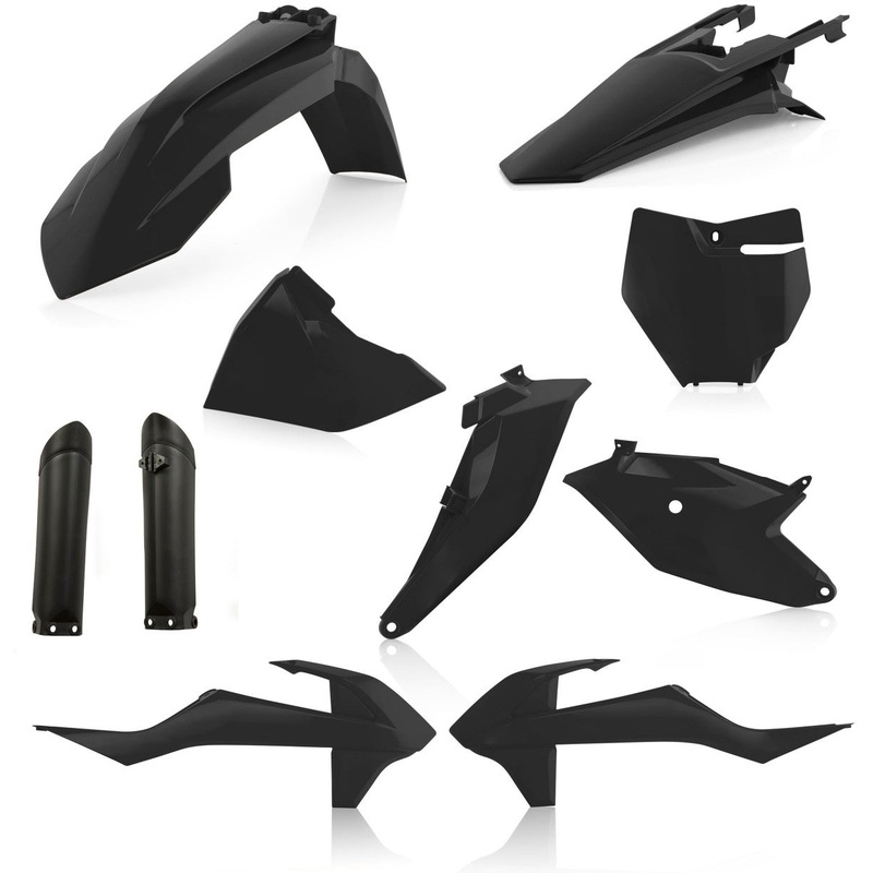 ACERBIS FULL PLASTIC KIT BLACK 2686020001