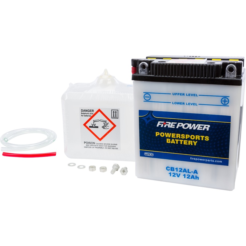 FIRE POWER BATTERY W/ACID CB12AL-A 12V HEAVY DUTY CB12AL-A