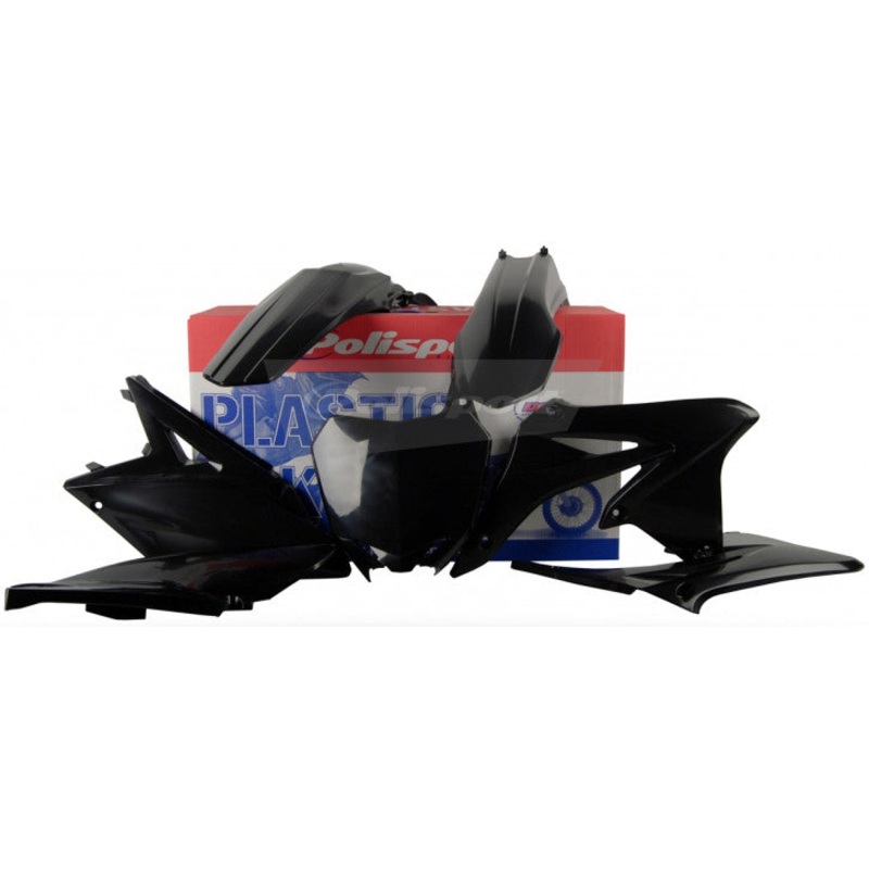 POLISPORT PLASTIC BODY KIT BLACK 90254