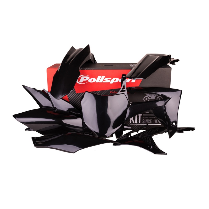 POLISPORT PLASTIC BODY KIT BLACK 90562
